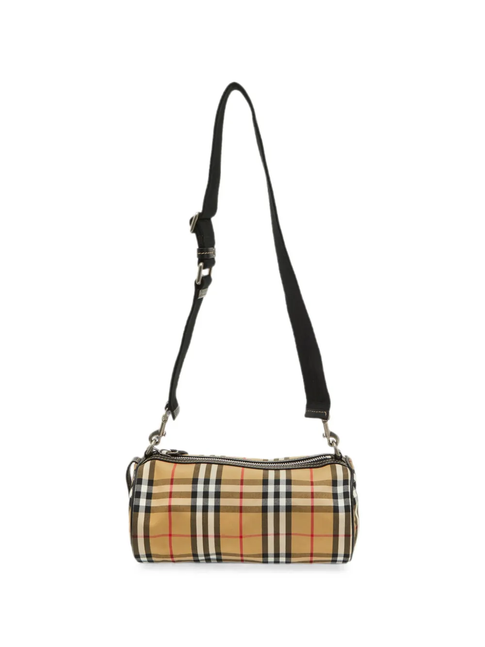Burberry Pre-Owned small Kennedy House Check crossbody bag - Nude