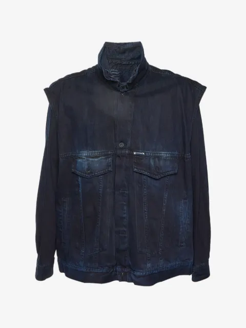Off-White Pre-Owned Gradient Arrows denim jacket