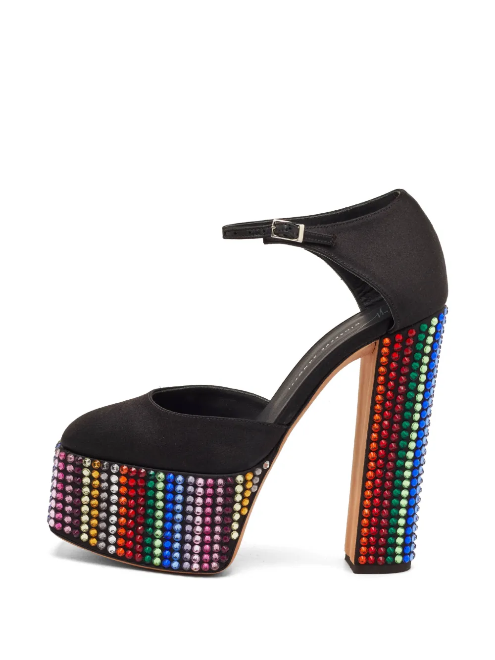 Giuseppe Zanotti Vintage Bebe Strass crystal-embellished pumps - Nero