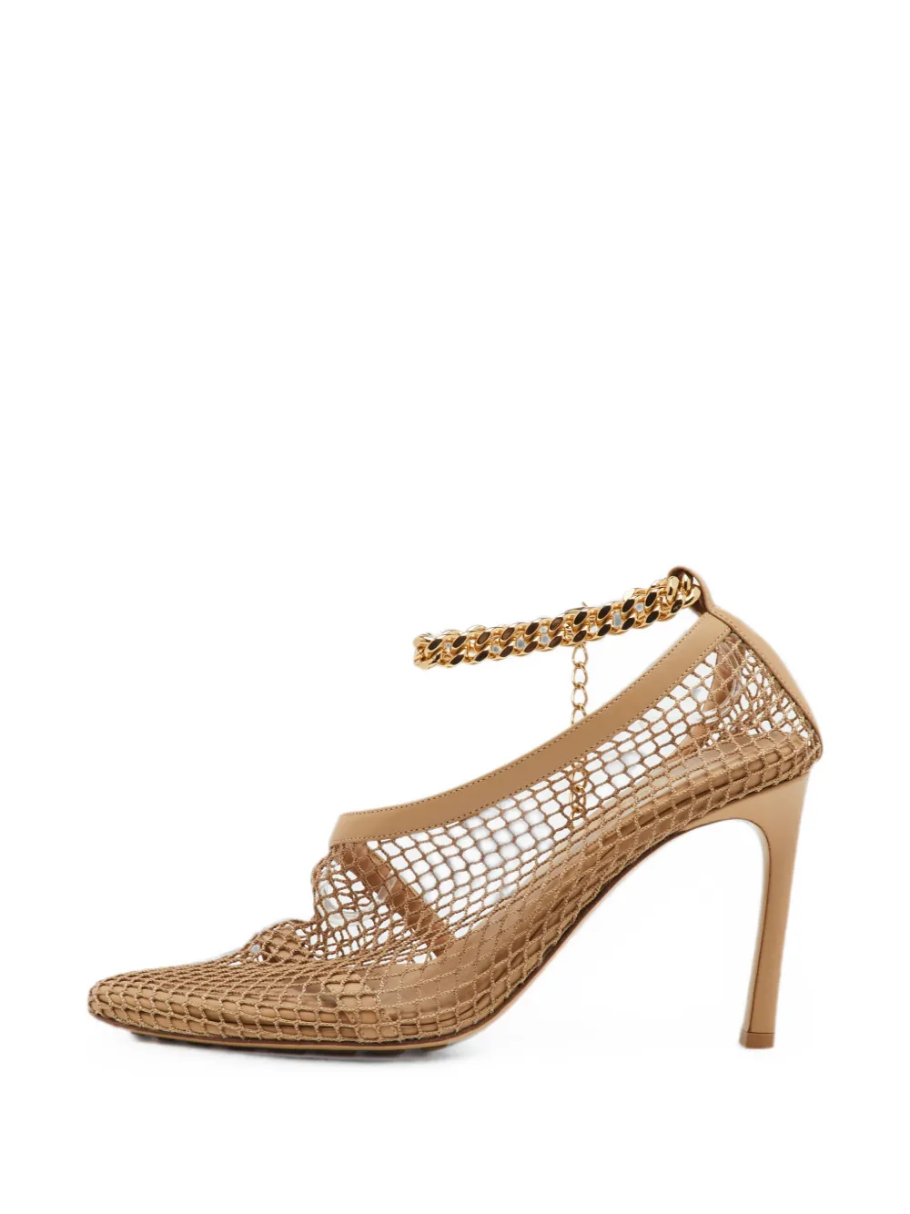 Bottega Veneta Pre-Owned mesh chain-link pumps - Toni neutri