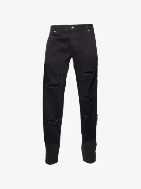 Balmain Pre-Owned Jeans con effetto vissuto