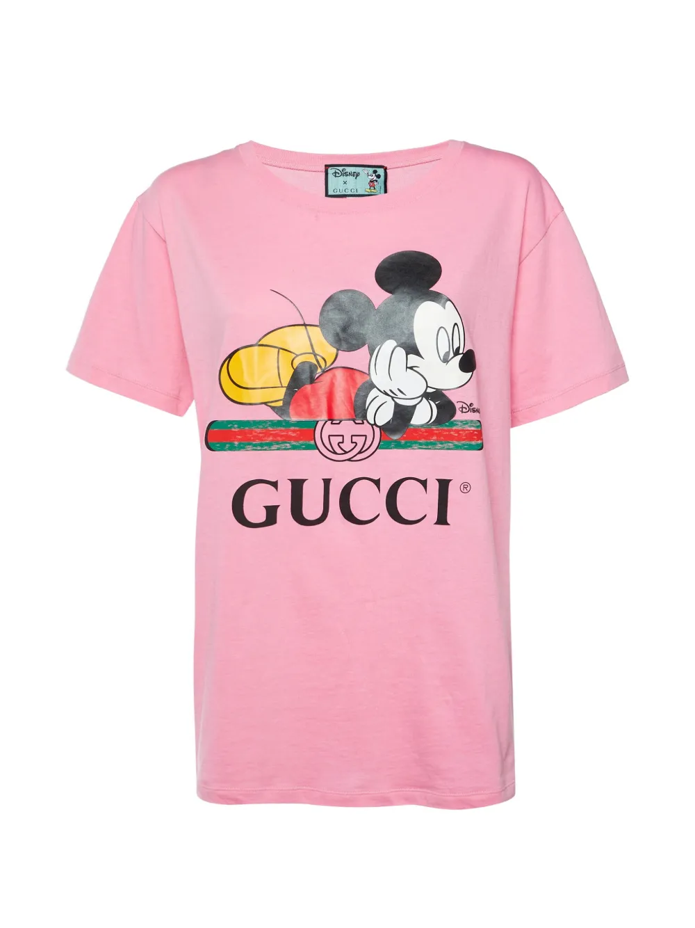 Gucci Pre-Owned x Disney Mickey Mouse T-shirt - Rosa