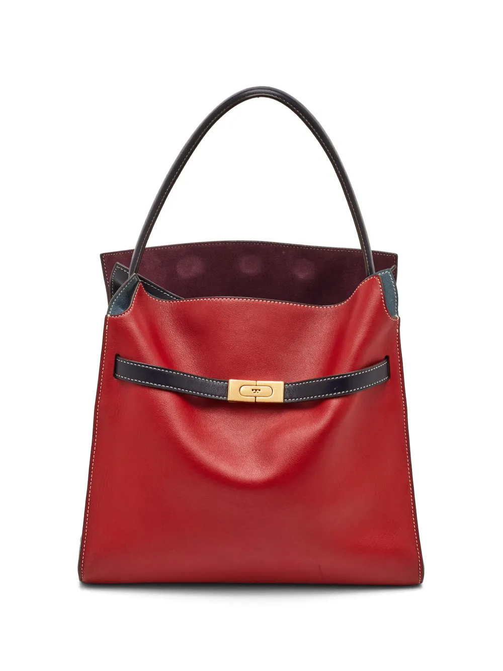 Tory Burch Mittelgroße Lee Radziwill Double Handtasche - Rot