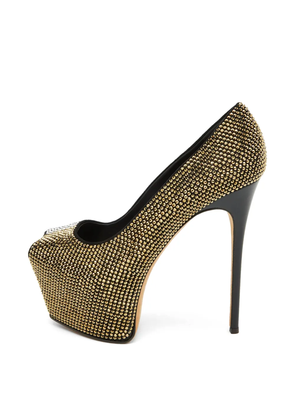 Giuseppe Zanotti Vintage Liza crystal-embellished pumps - Oro