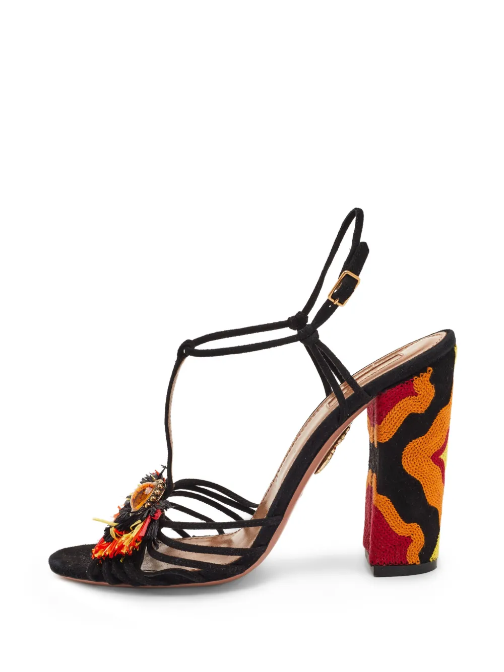 Aquazzura Samba embellished sandals - Nero