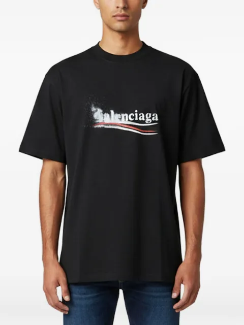 Balenciaga Pre-Owned playera de Logo político