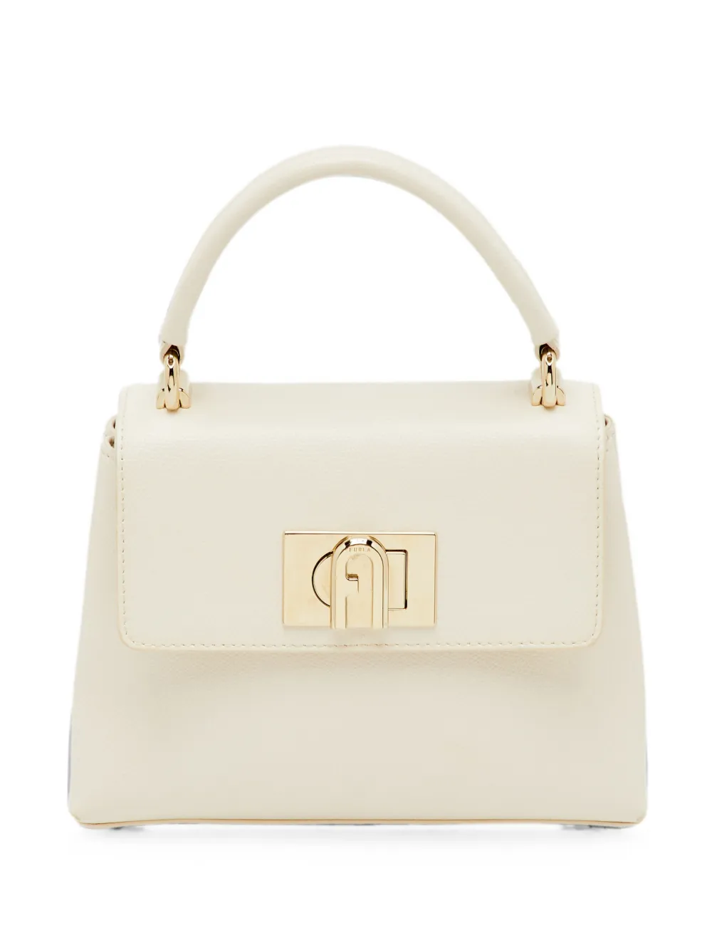 Furla 1927 mini Arch twist-lock tote bag - Bianco