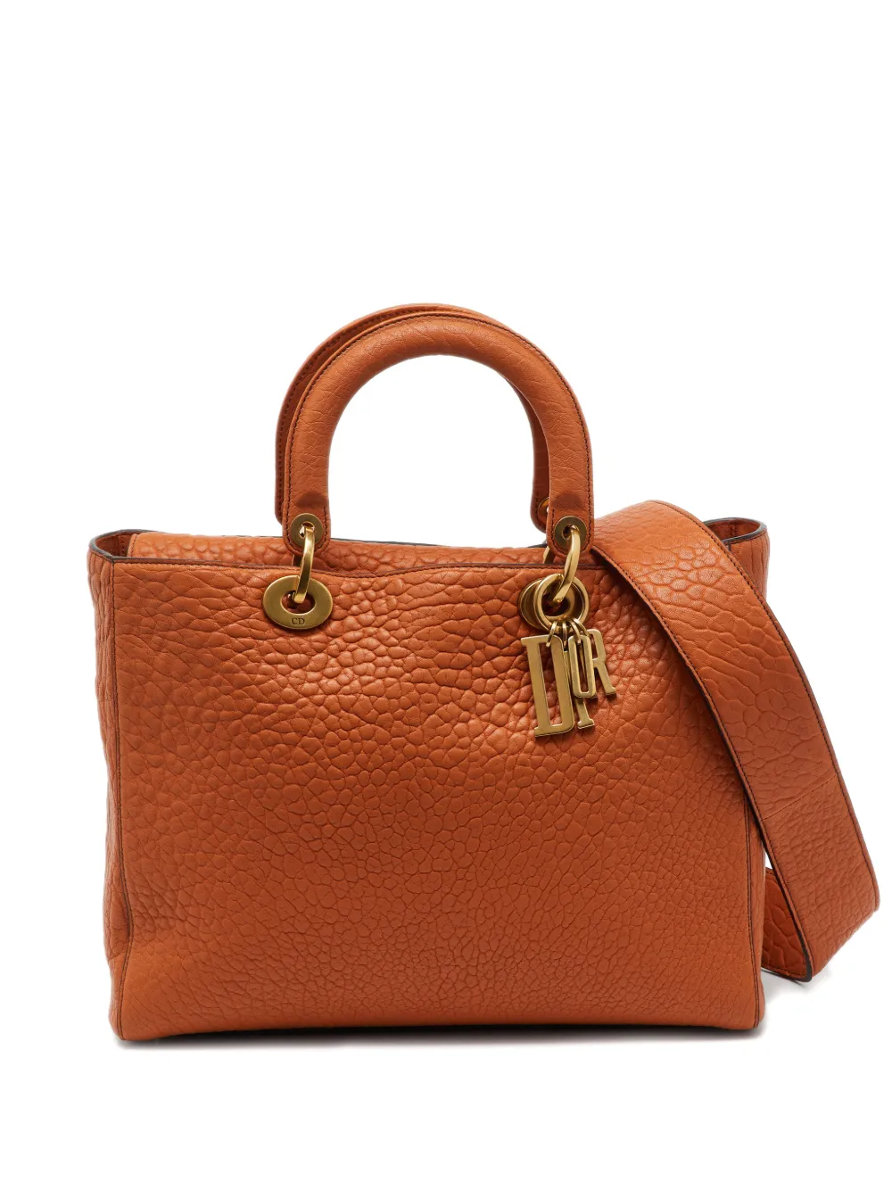 Christian Dior Pre-Owned Mittelgroße 2017 Lady Dior Tote Bag - Orange