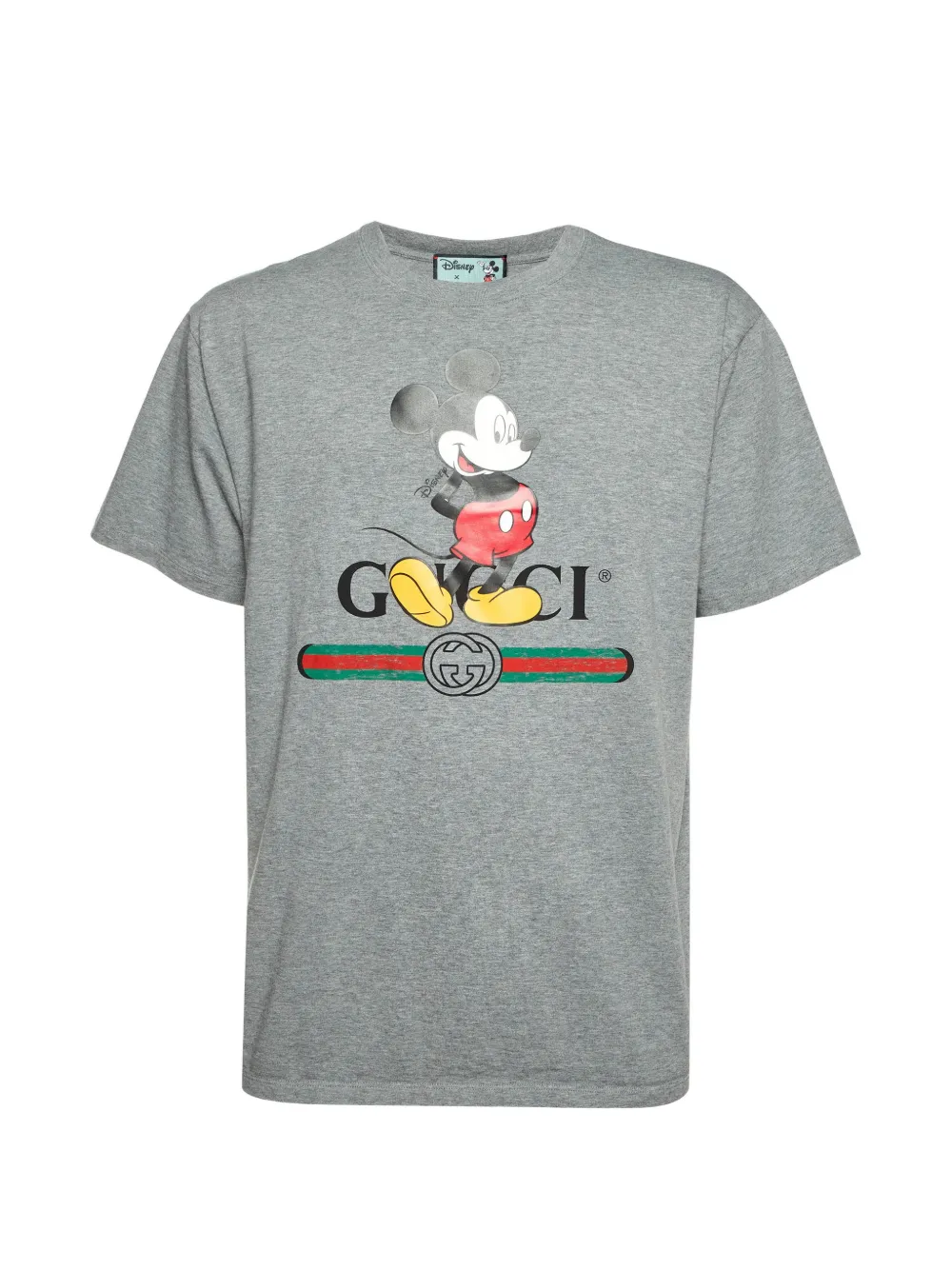 Gucci Pre-Owned x Disney Mickey Mouse T-shirt - Grigio