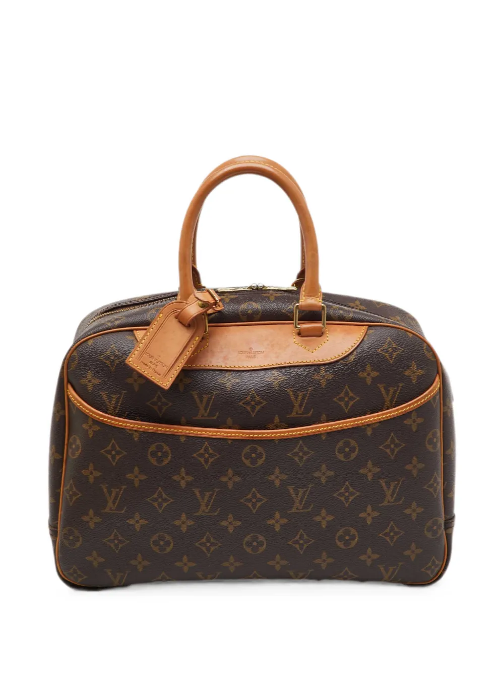 Louis Vuitton Pre-Owned Borsa a mano Deauville con monogramma 2002 - Marrone