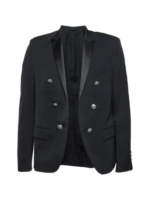 Balmain Pre-Owned double-breasted open-front blazer