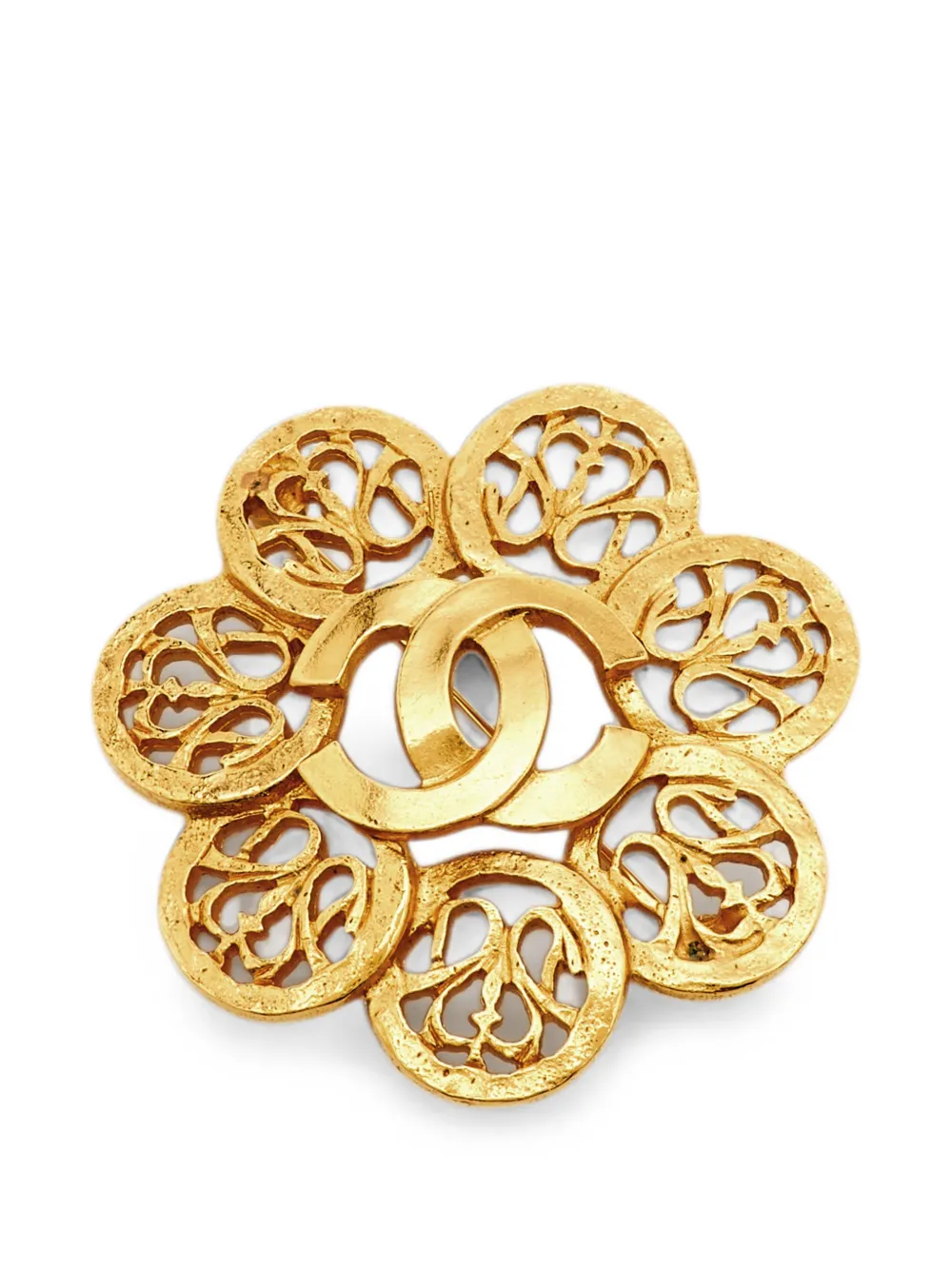 CHANEL Pre-Owned Spilla CC - Oro