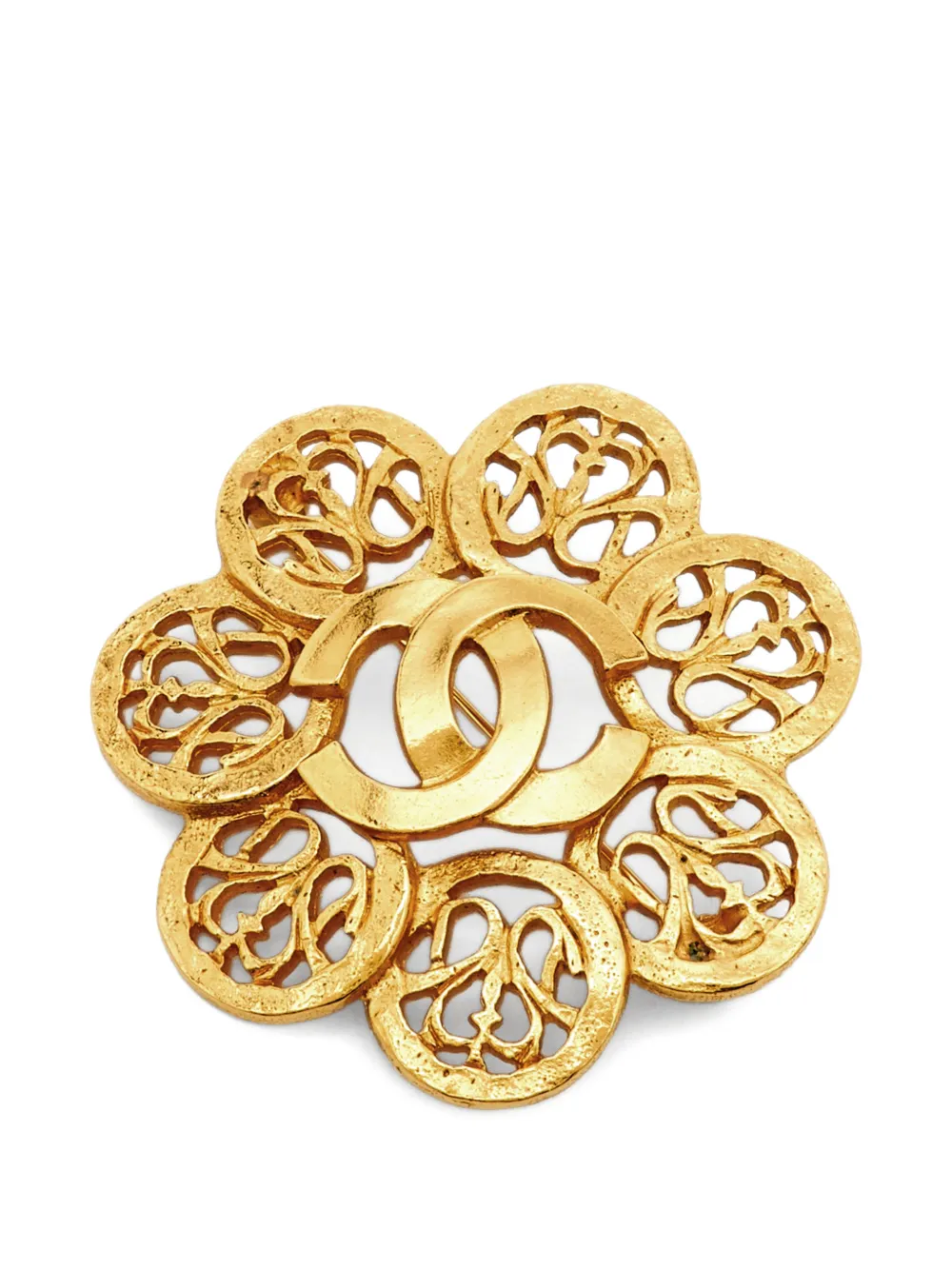 CHANEL Pre-Owned Spilla CC - Oro