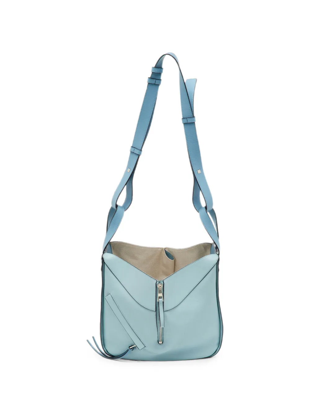 Loewe Pre-Owned 2018 Hammock leather shoulder bag - Blu