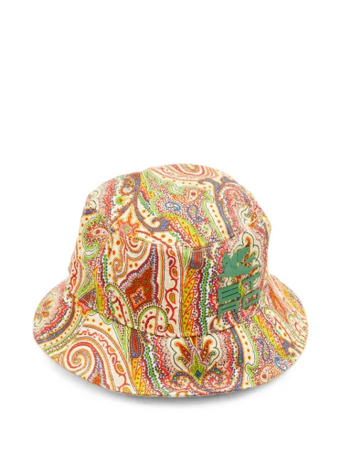 Etro Pre-Owned paisley-print canvas bucket hat