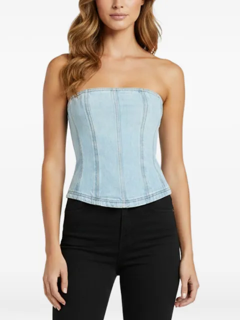 Balmain Pre-Owned paneled zip-up corset