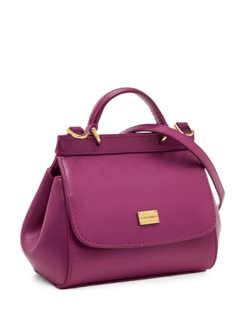Dolce & Gabbana Pre-Owned Borsa tote Miss Sicily in pelle - Viola