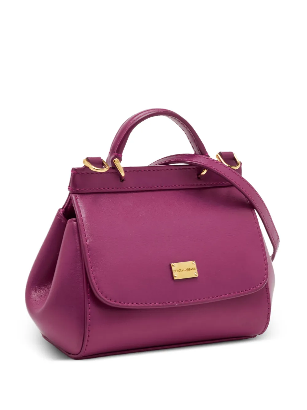 Dolce & Gabbana Pre-Owned Borsa tote Miss Sicily in pelle - Viola