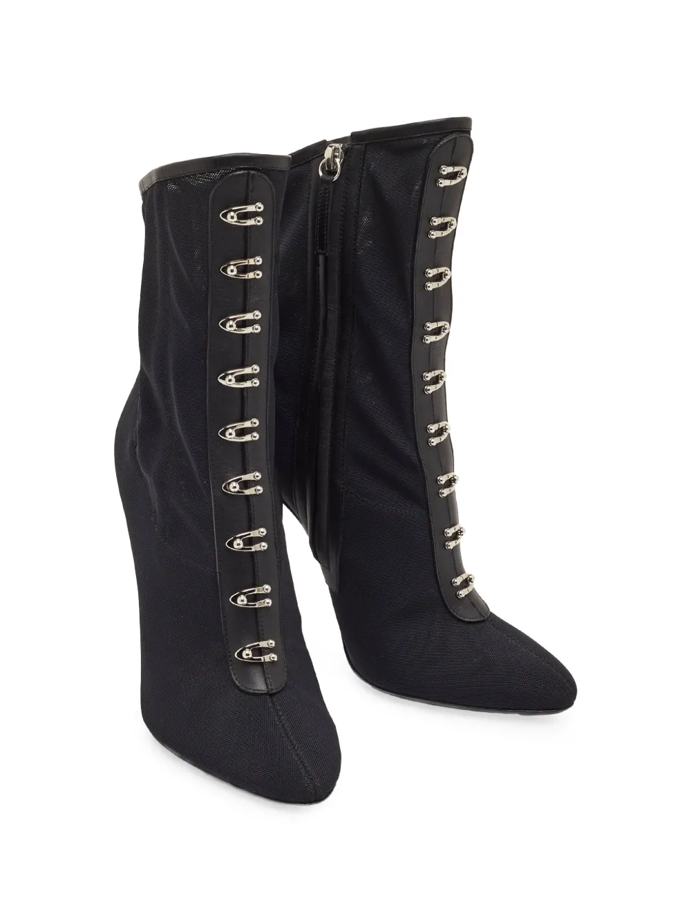 Giuseppe Zanotti Vintage Janice mesh-panel ankle boots - Schwarz