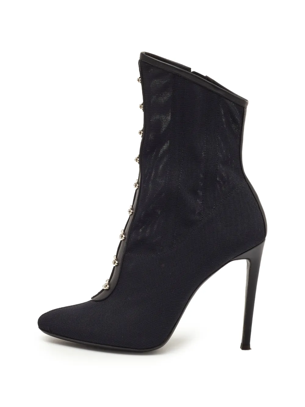 Giuseppe Zanotti Vintage Janice mesh-panel ankle boots - Schwarz