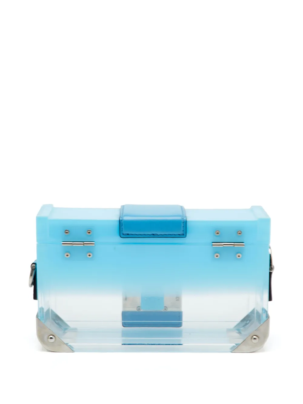Fendi Pre-Owned Borsa mini Baguette Trunk - Blu