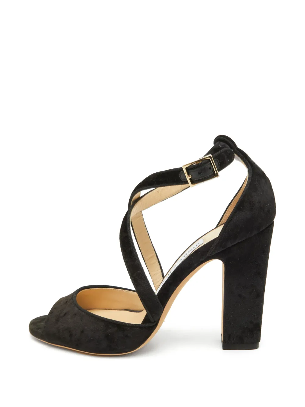 Jimmy Choo Pre-Owned Carrie ankle strap sandals - Schwarz
