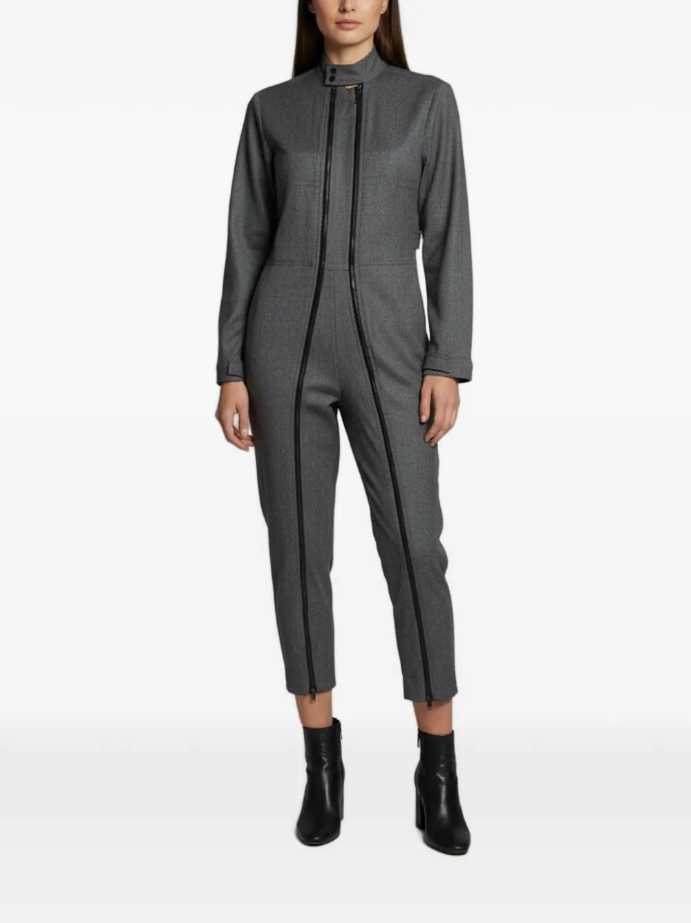 Stella McCartney Pre-Owned zip-up tailored jumpsuit - Grigio
