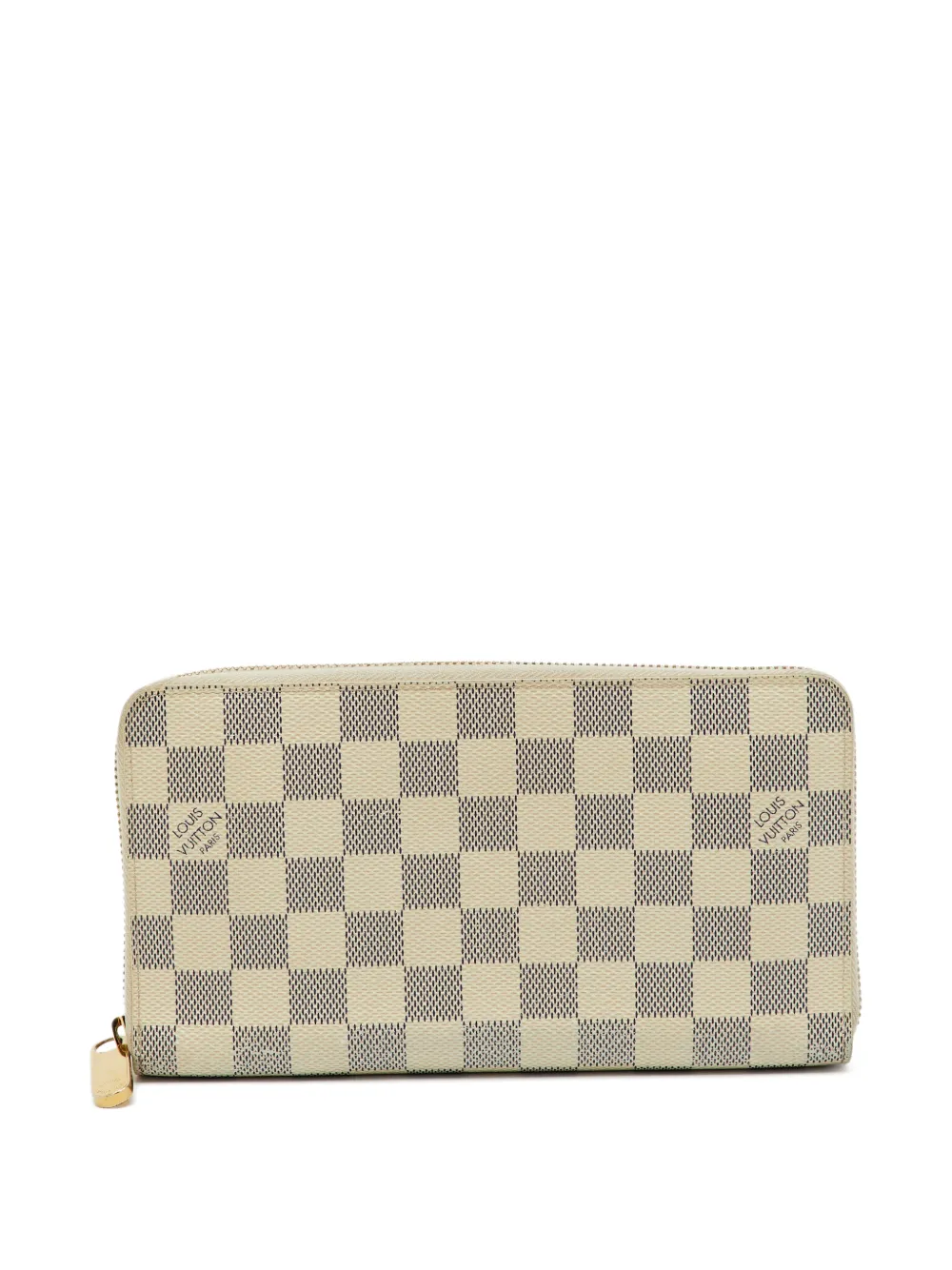 Louis Vuitton Pre-Owned Damier Azur Zippy Organizer wallet - Nude