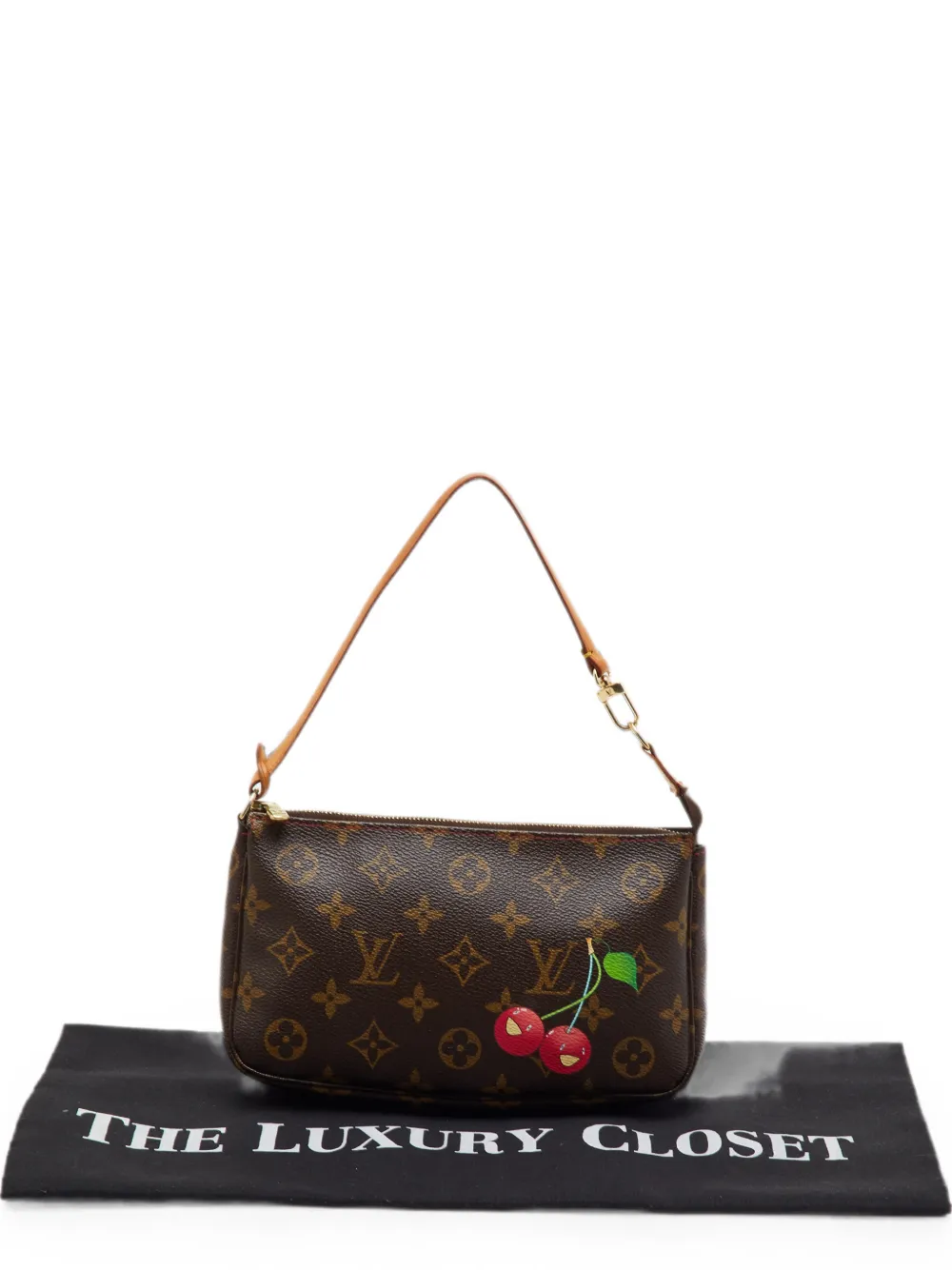 Louis Vuitton Pre-Owned Borsa a mano Cerises Pochette con monogramma - Marrone