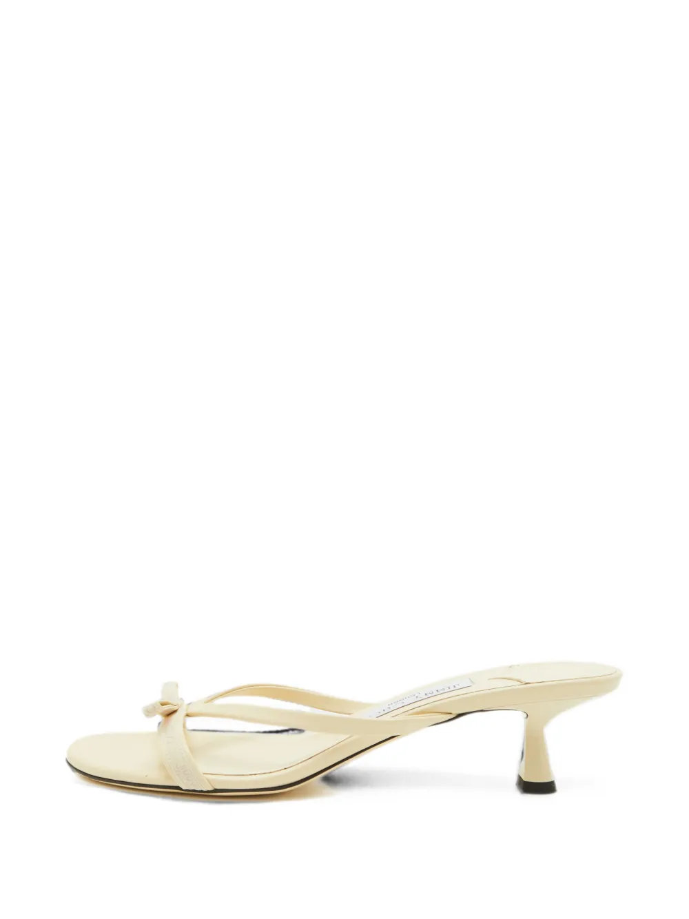 Jimmy Choo Pre-Owned Ciela bow-detail sandals - Gelb