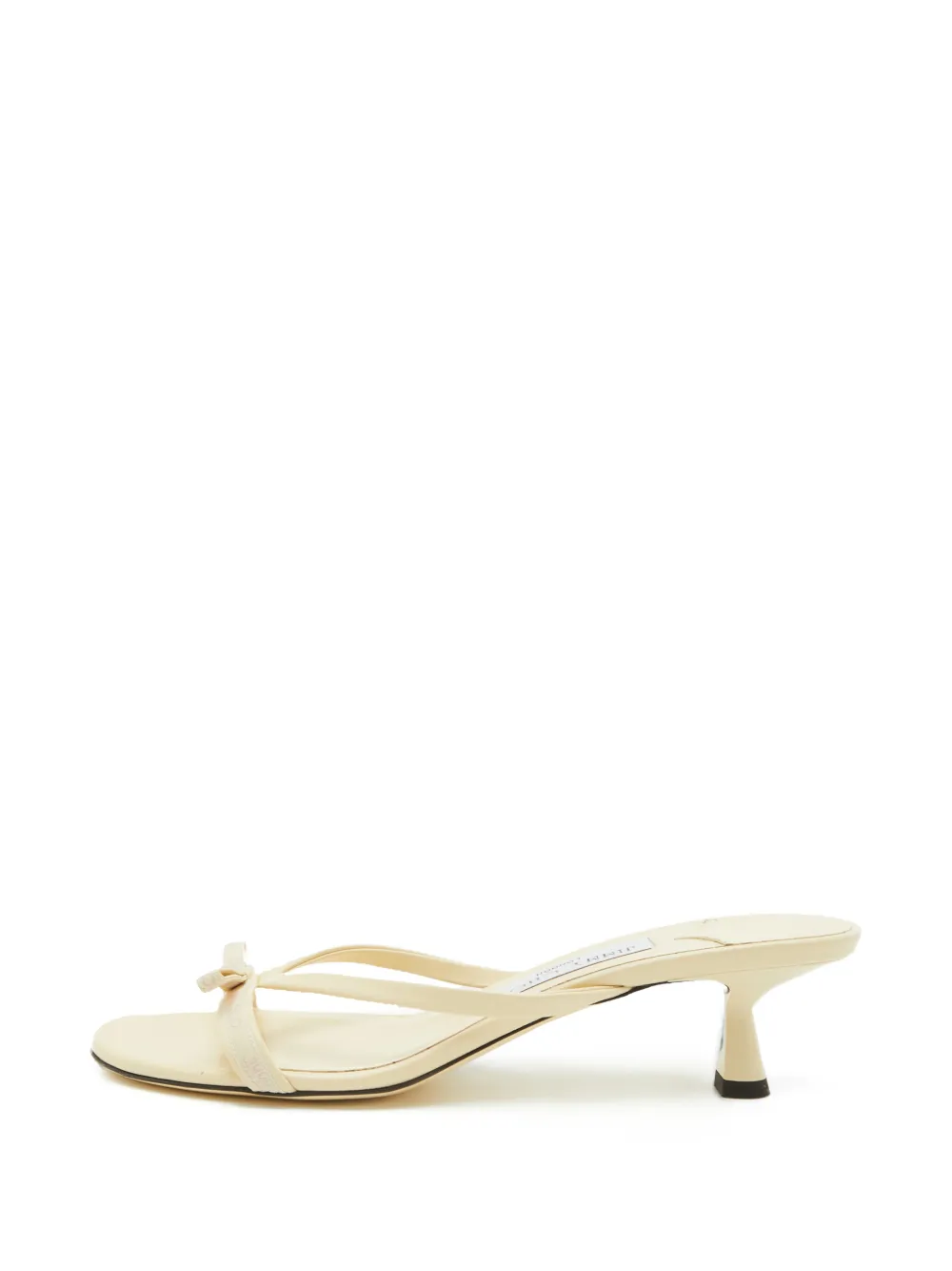 Jimmy Choo Pre-Owned Ciela bow-detail sandals - Gelb