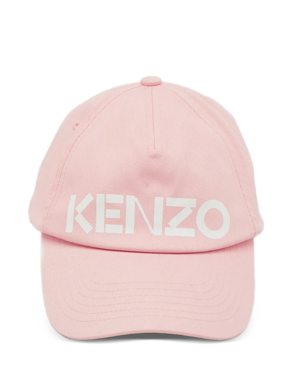 Pre-owned Kenzo Logo-print Baseball Cap In Pink