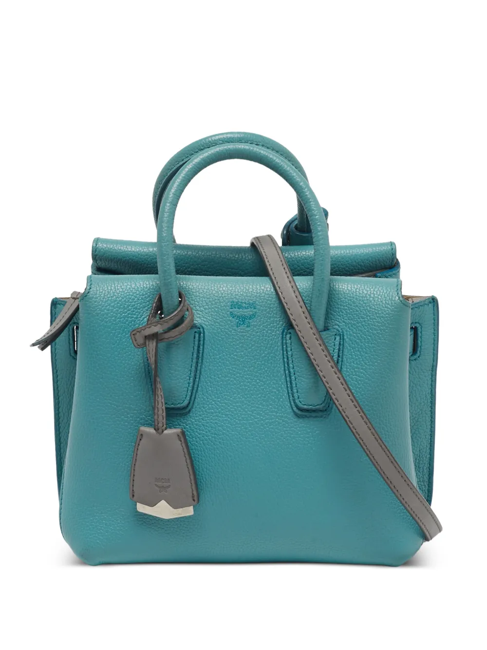 MCM Pre-Owned mini Milla Park Avenue tote bag - Blu
