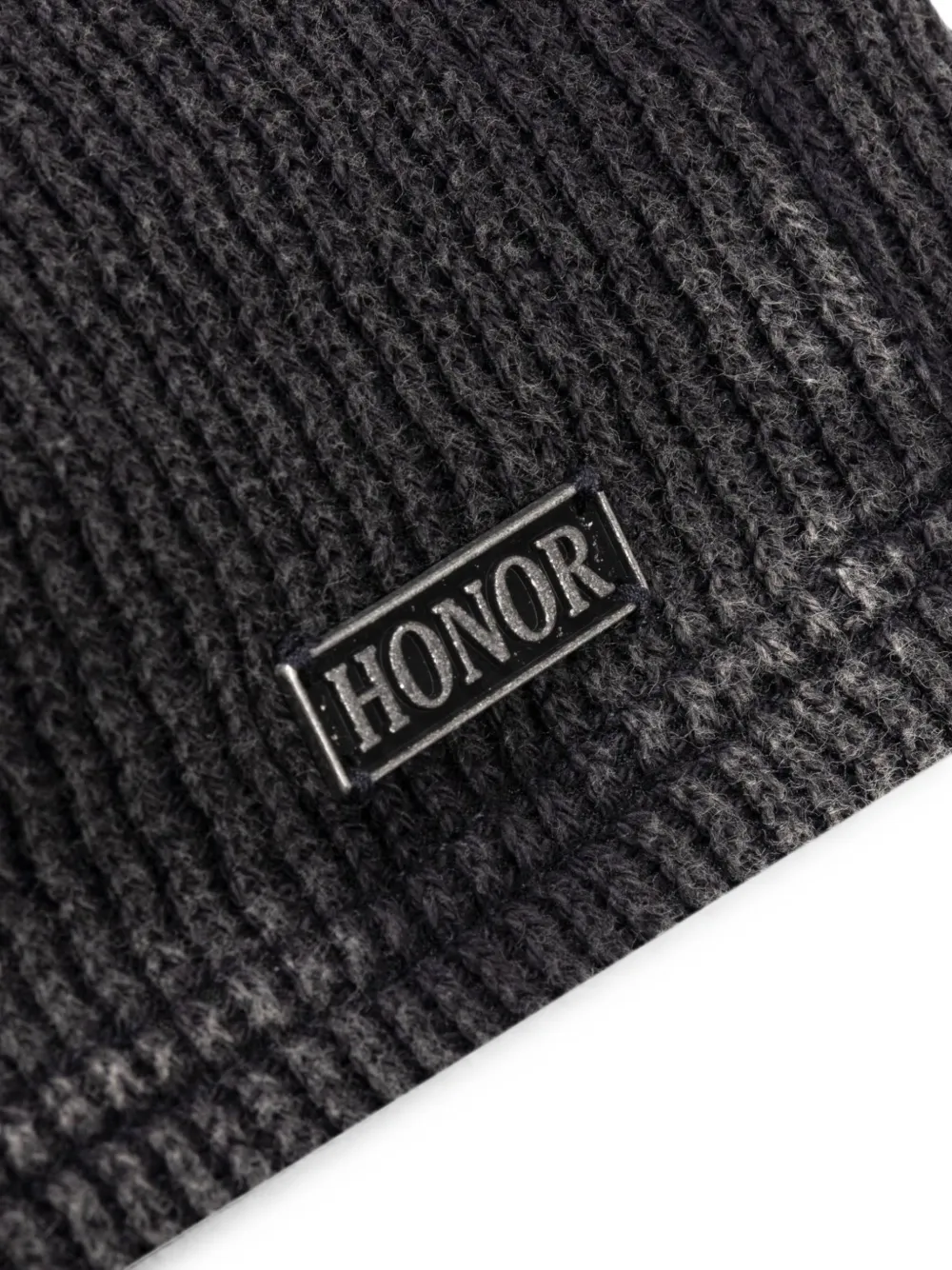Honor The Gift Ribgebreide shorts met trekkoord Zwart