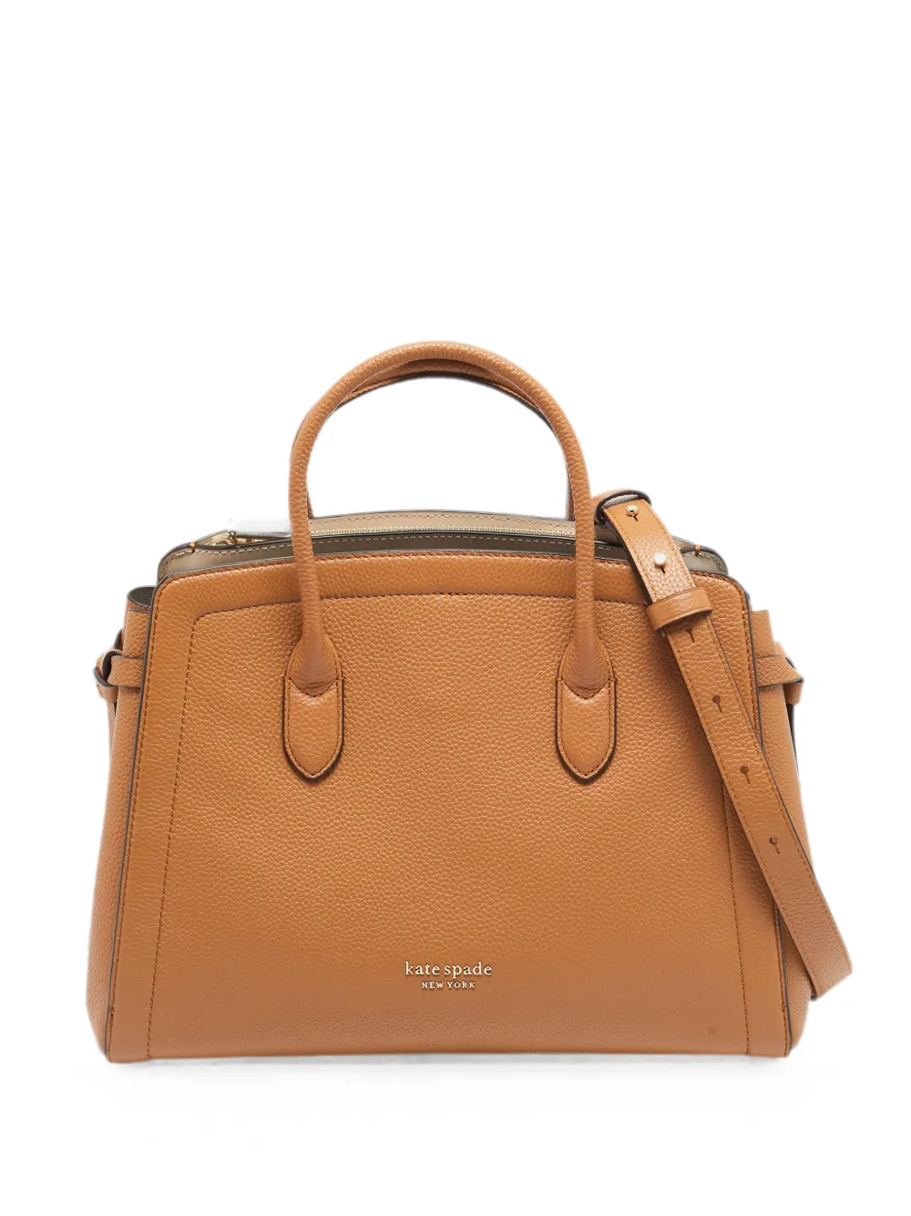 Kate Spade Knott leather tote bag - Marrone