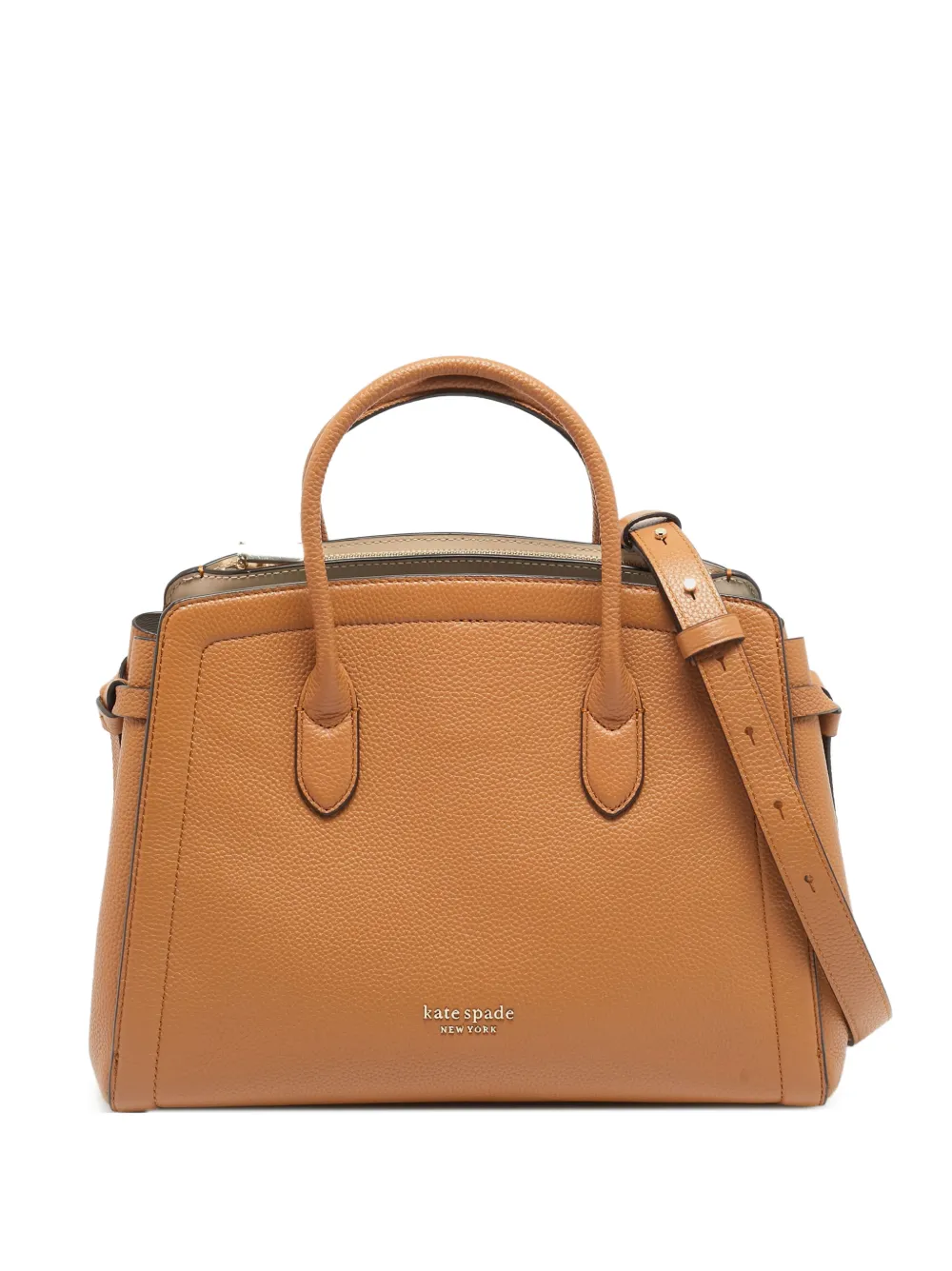 Kate Spade Knott leather tote bag - Braun