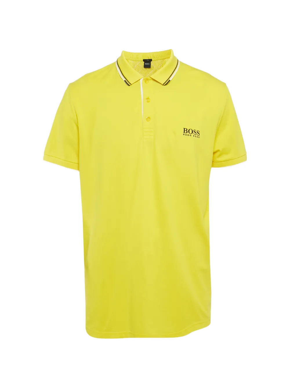 BOSS piqué regular-fit polo shirt - Gelb