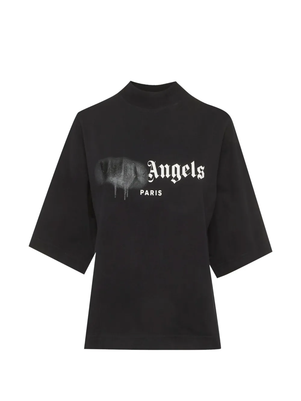 Palm Angels logo-print cotton T-shirt - Schwarz