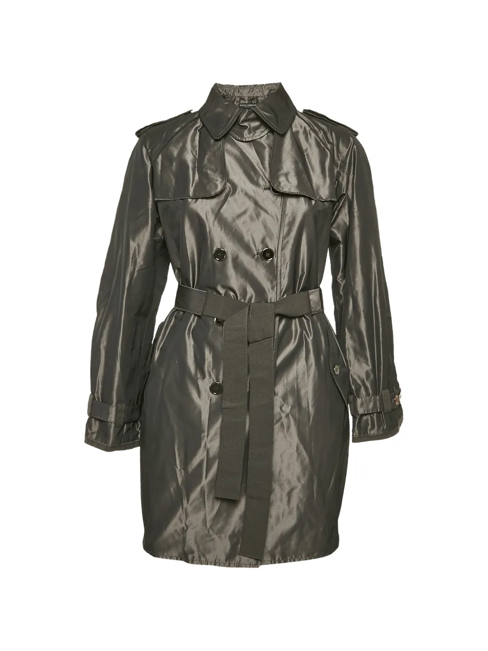 Dolce & Gabbana Pre-Owned double-breasted belted coat - Nero