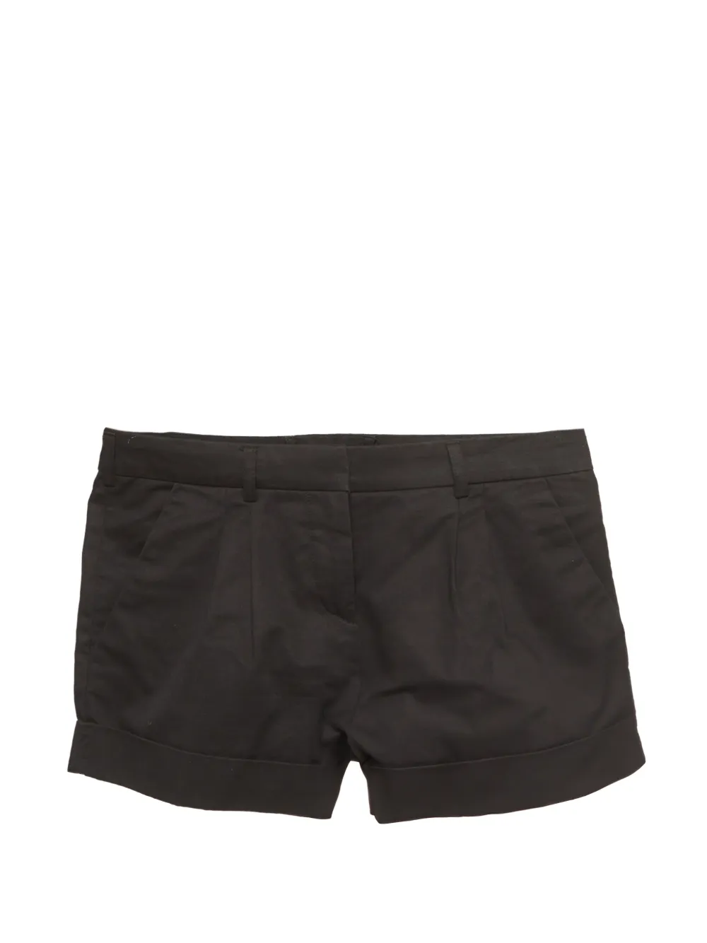 Balenciaga Pre-Owned pleated mini shorts - Schwarz