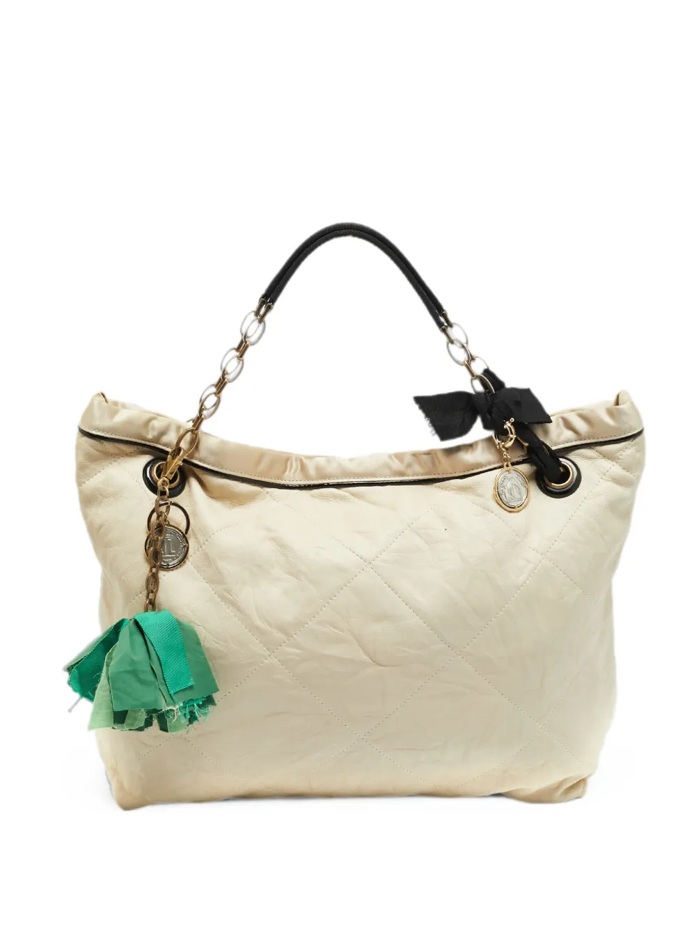 Lanvin Pre-Owned Amalia Cabas quilted tote bag - Toni neutri