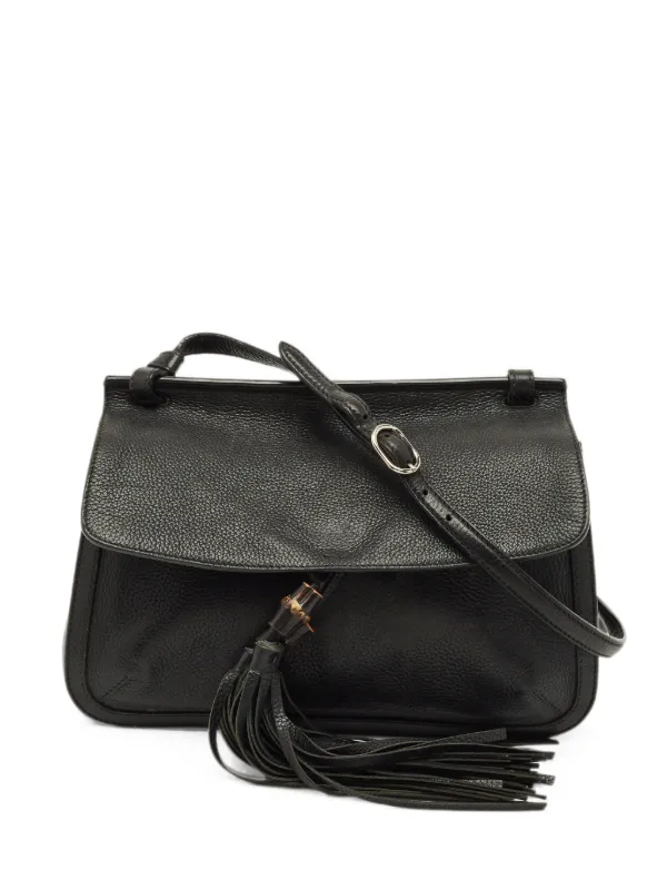 Gucci Pre-Owned バンブー デイリー ショルダーバッグ | ブラック 