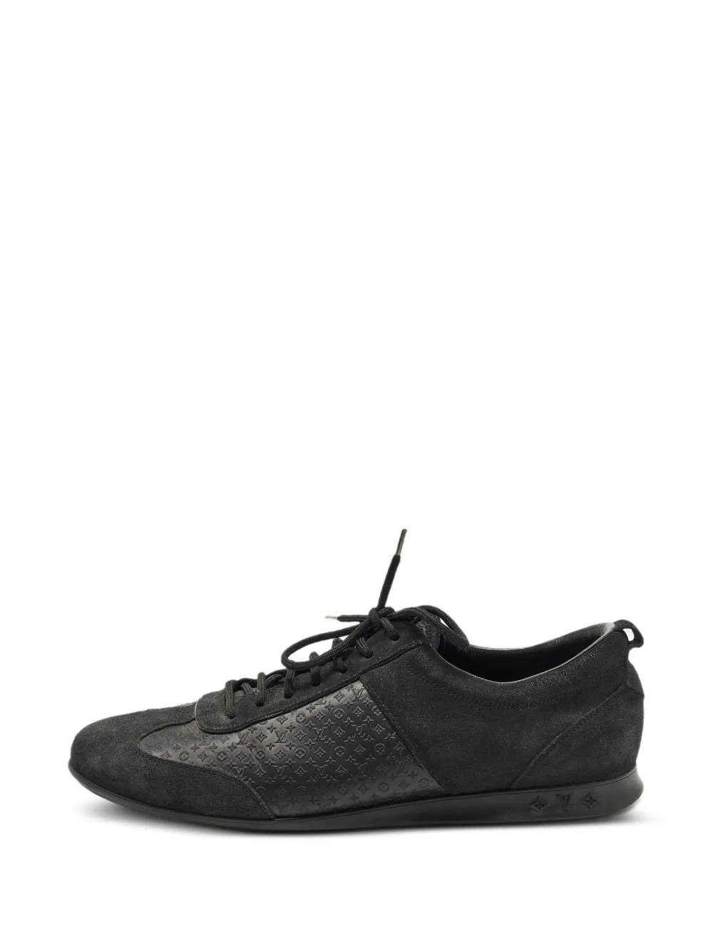 Louis Vuitton Pre-Owned Monogram satin sneakers - Schwarz