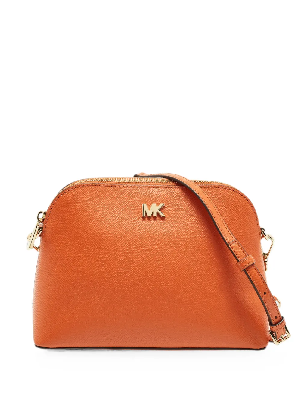 Michael Kors Vintage Dome leather crossbody bag - Arancione