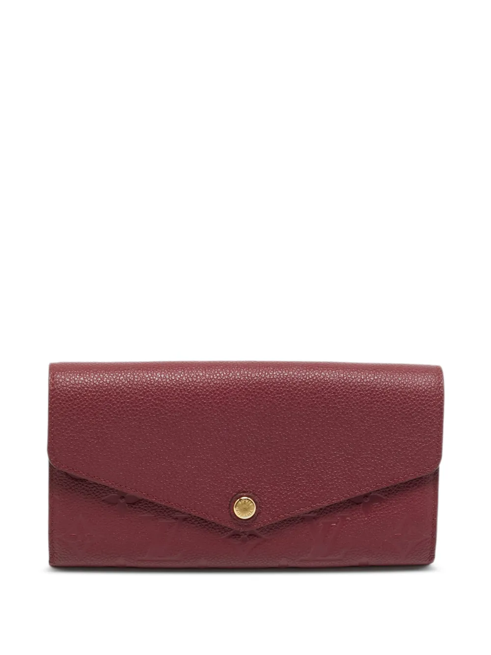 Louis Vuitton Pre-Owned Portafoglio Sarah in pelle Monogram Empreinte - Rosso