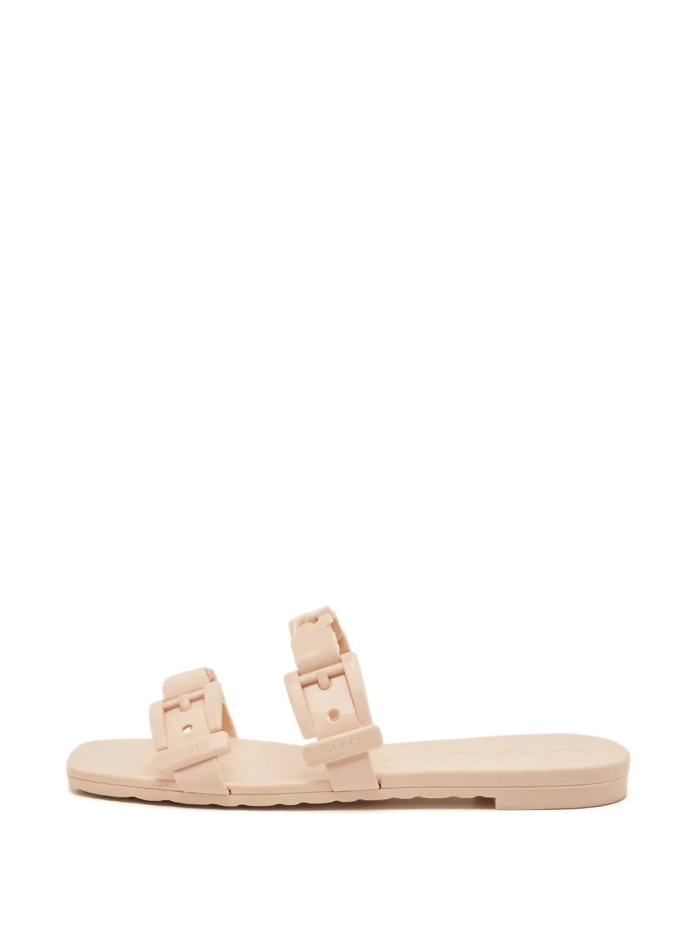 Gucci Pre-Owned buckle-chain slides - Rosa