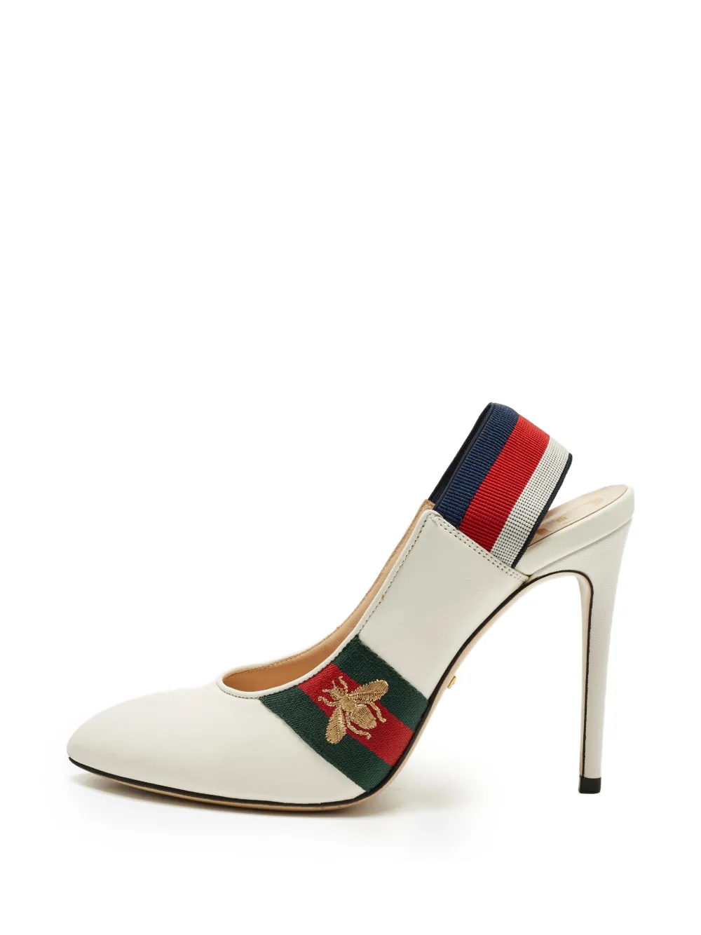 Gucci Pre-Owned Sylvie Web-detail pumps - Weiß