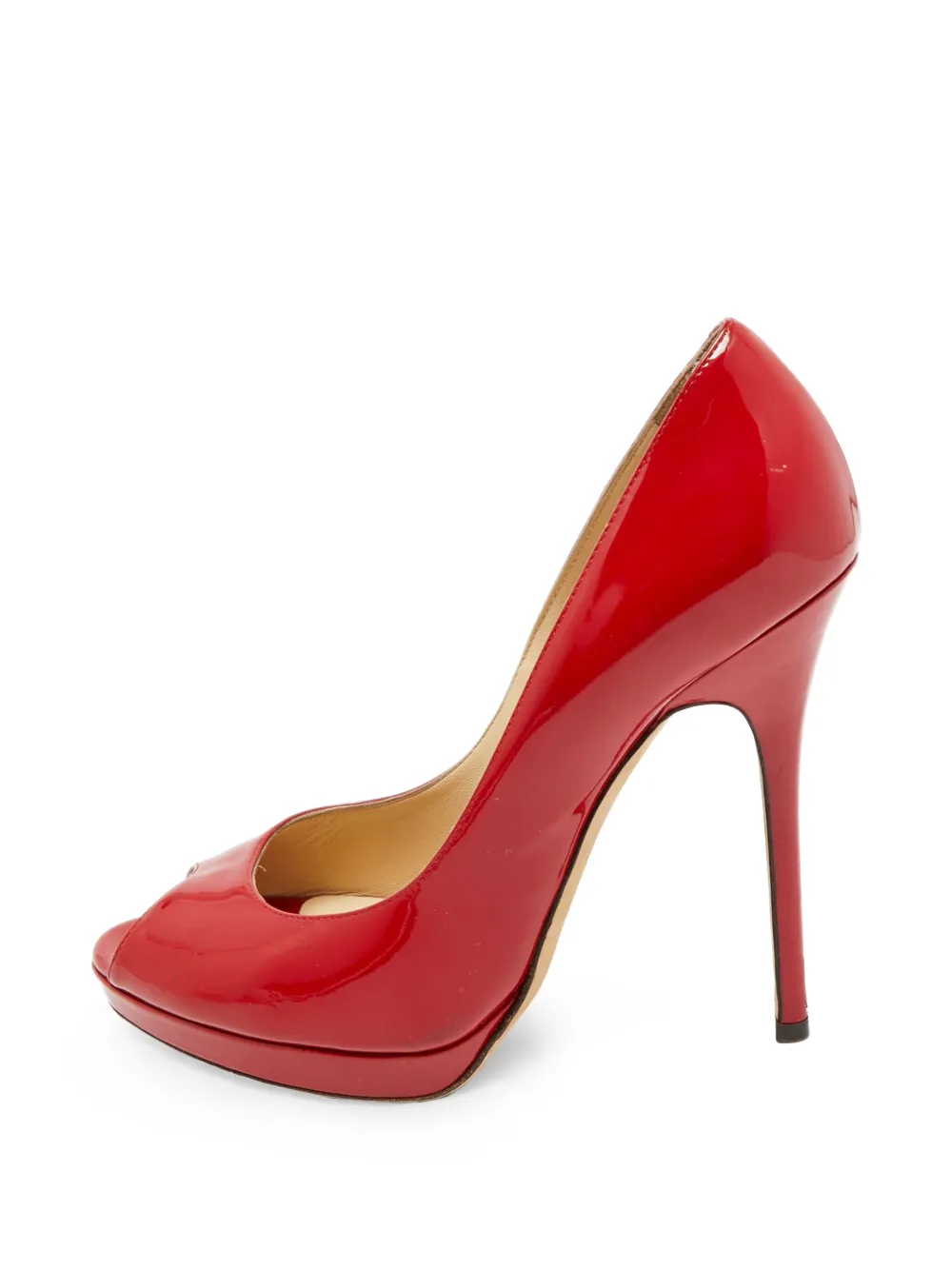 Jimmy Choo Pre-Owned Luna Pumps mit Peeptoe - Rot