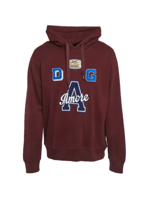 Dolce & Gabbana Pre-Owned Amore graphic-print hoodie