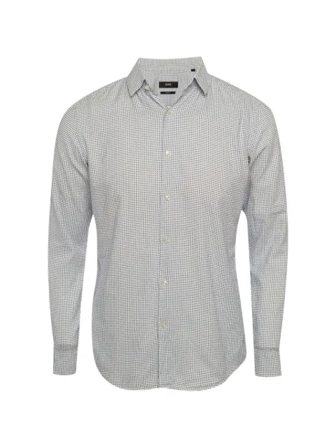 BOSS printed-pattern cotton shirt